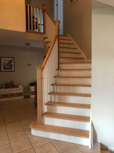 Staircase-after-2 Example of a staircase renovation - link to Stair Renovations page